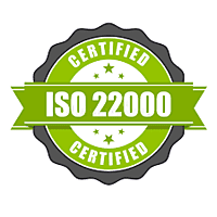ISO 22000 food safety certification logo